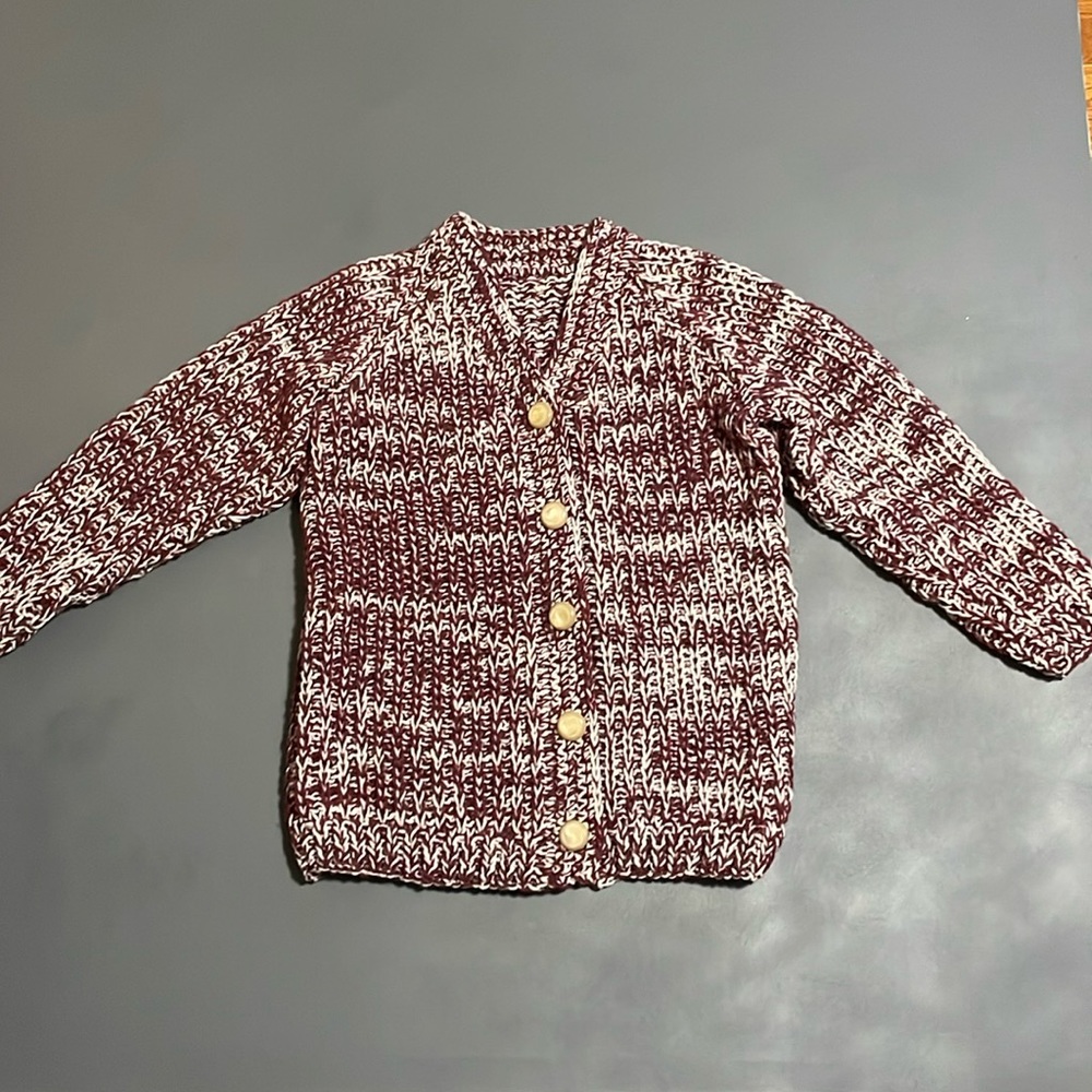 ⭐️Handmade Knit Cardigan Sweater
